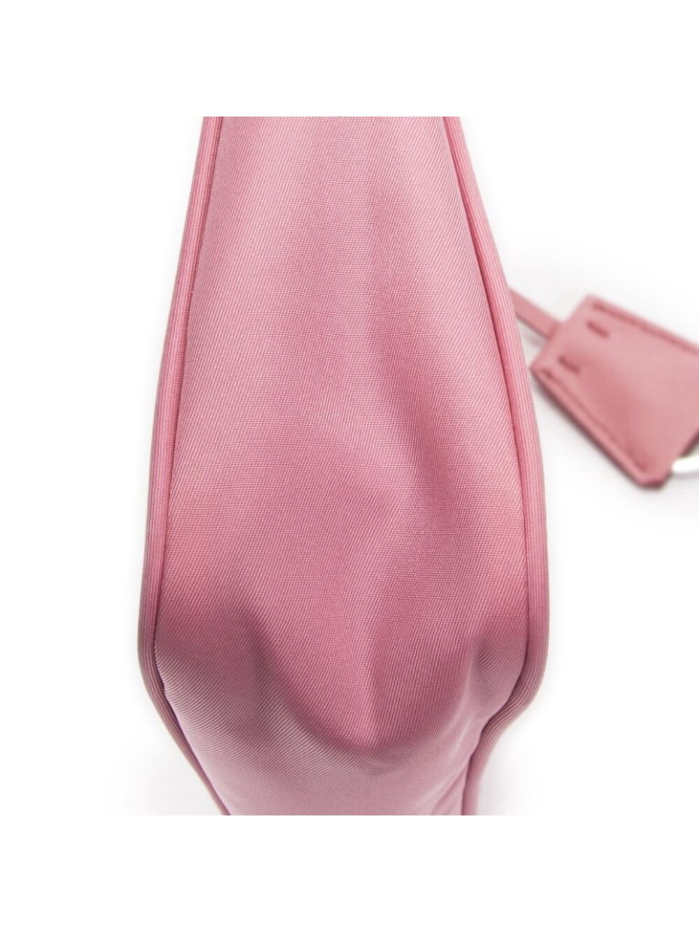 Prada Mini Zip Hobo Pink Nylon Canvas - Picture 7 of 15